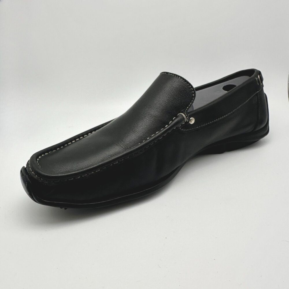 Coach Black Leather Loafers 10.5 Men’s Dark Academia Old Money 90s VTG Early Y2K